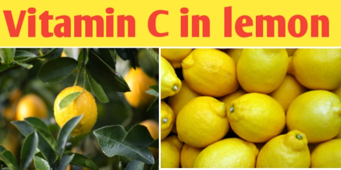 Nutrition in lemon juices and Vitamin C in lemon