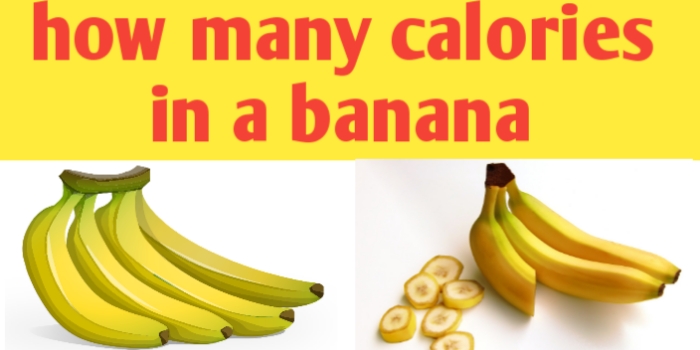 How many calories and carbohydrate are in banana