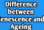 Differences between Senescence and Ageing